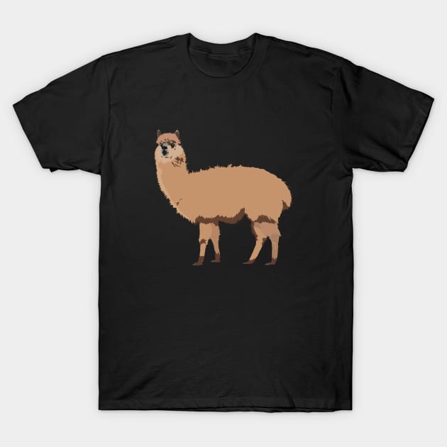 Side View Alpaca T-Shirt by NorseTech